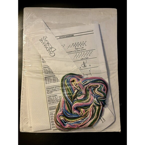 Candamar Designs  Angel's Tenderness Embellished Cross Stitch Kit 51096 New - Picture 2 of 4